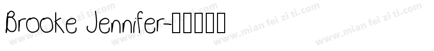 Brooke Jennifer字体转换